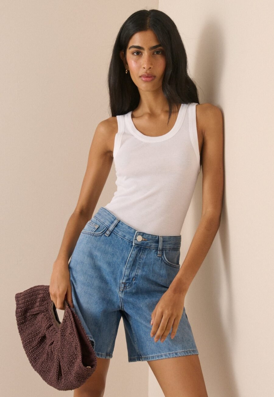 Blue Denim Brockwell Denim Shorts